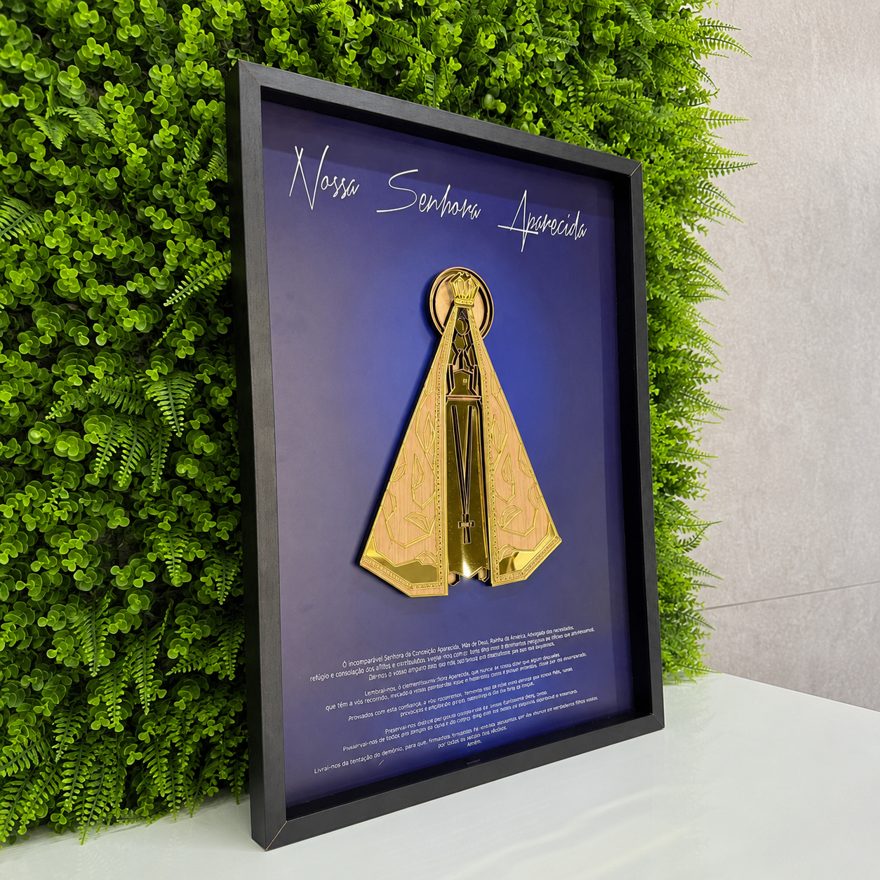 Quadro Nossa Senhora Aparecida 3D
