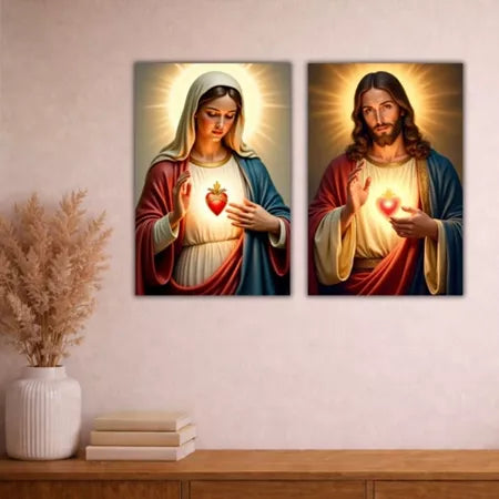 Kit Sagrados Corações de Jesus e Maria