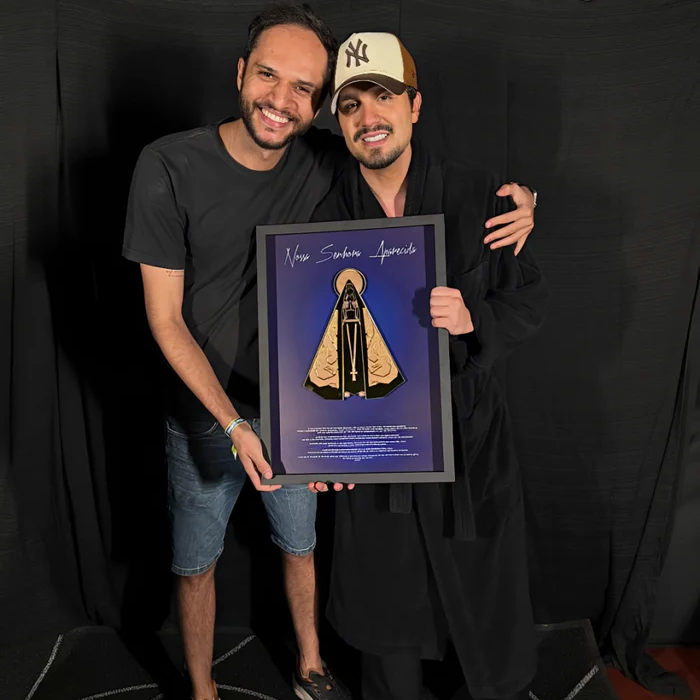 Quadro Nossa Senhora Aparecida 3D