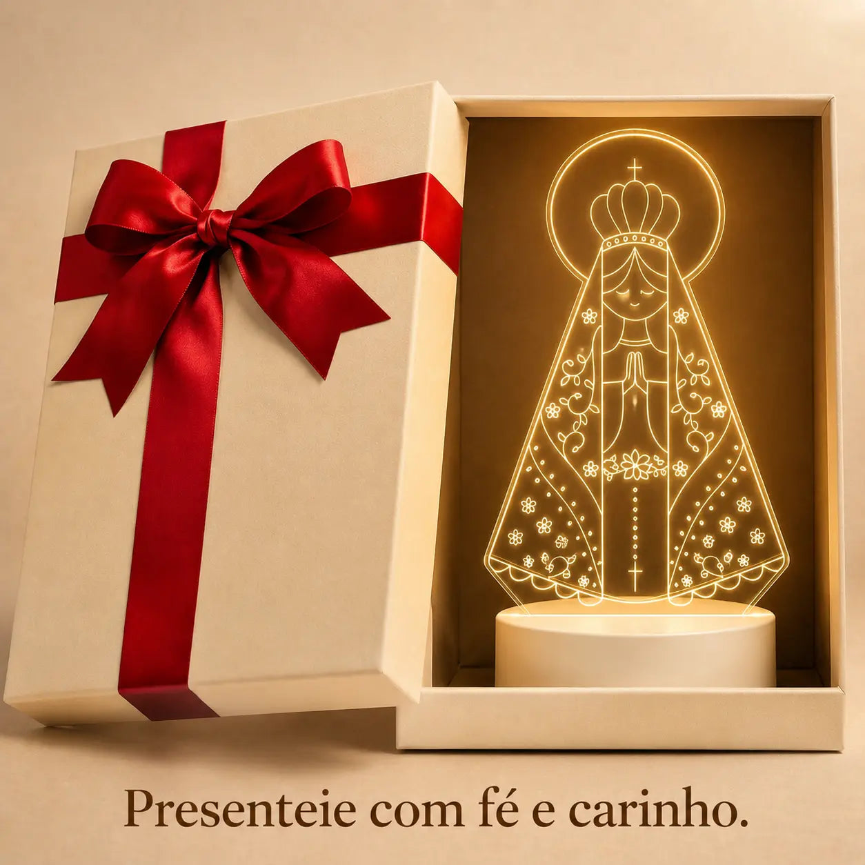 Luminária Nossa Senhora Aparecida 3D
