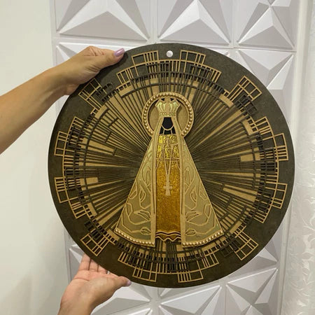 Mandala 3D Nossa Senhora Aparecida Luxo