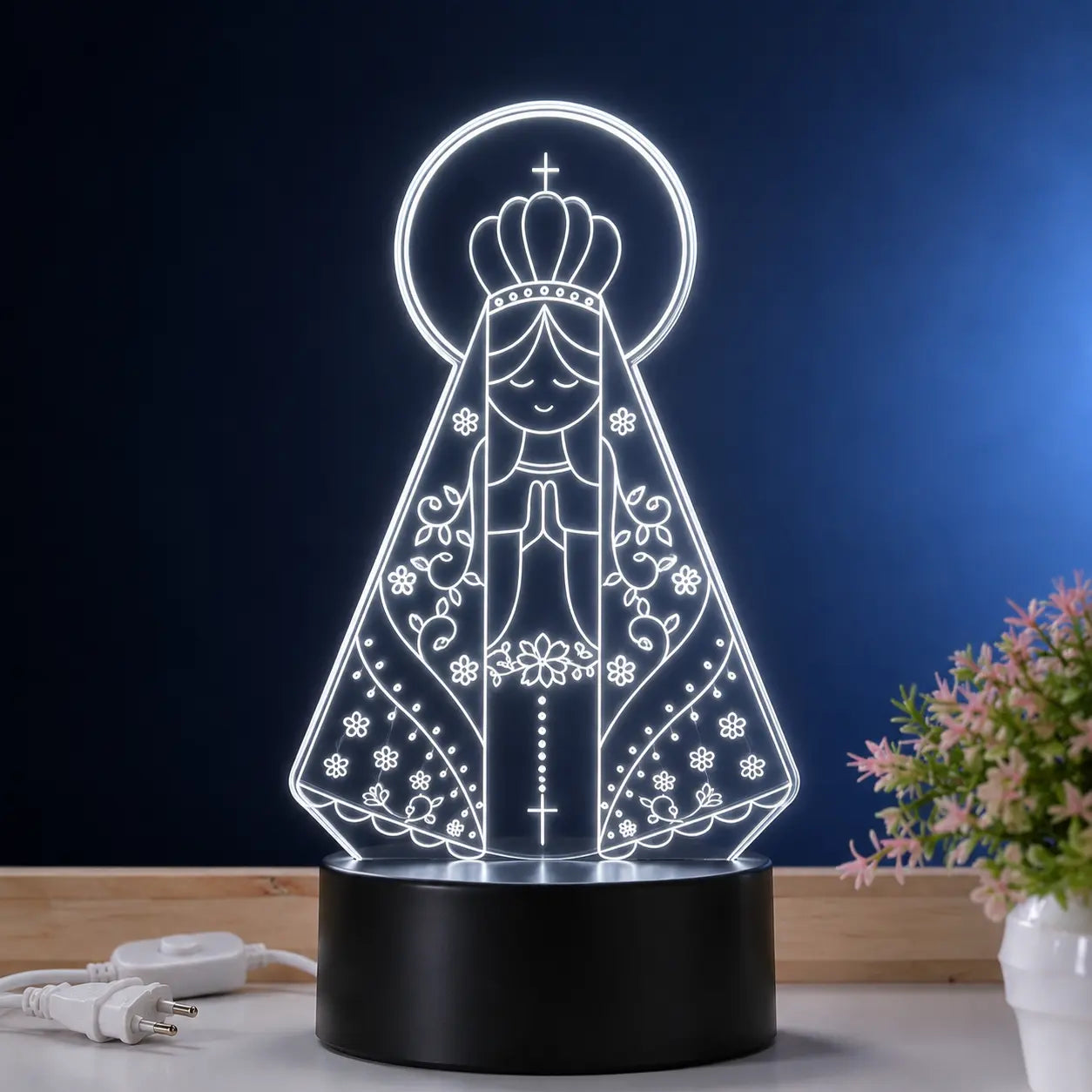 Luminária Nossa Senhora Aparecida 3D